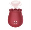 The Rose Women Rose Sucking Vibrator Sex Toy 10-Speed G-spot Massager Clit - RED