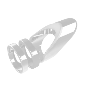 Clio- The Radiant Wearable Vibrating Ring;  Sexual Jewelry - 6 - matte silver