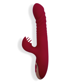 Luna – Heated Thrusting Dildo, Sex Toy & Massager For Women - Ruby