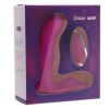 Wearable Wireless Remote Control G-spot Vibrator Anal Sex Toys for Women Couples - pink