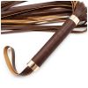 Bondage Flogger Flirting PU Leather Whip Bdsm Spanking Flogger Tassel Bondage Restraints Sex Toys For Couples Woman Adult Games - Golden