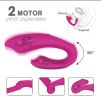 Wireless Remote control Wearable Vibrator for couples clitoral stimulation  - red