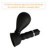 2pcs Sex Clitoris Stimulator Vibrator Nipple Sucker Breast Enlargement Brush Clit Vibrator Female Masturbator Adult Sex Products - black