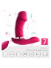 Smart Heating Wearable Vibrator Butterfly Clitoral Vibrator Double Vibrator Silicone Vibrator Adult Sex Toys Sex Stimulator  - Rose