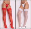 Women Garters Stockings Lace Stockings Suit Garter Belt - One Size - White