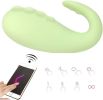 Massage Wireless remote control Automatic heating Silent 12 + 1 model Waterproof Silicone REMOTE WIRELESS. toy massager for remote couples - Green