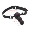 Full Silicone Double-Ended Open Mouth Gag Dildo Oral Fixation Strap On Slave Sex Toys Penis Plug Harness Bdsm Bondage For Couple - 1