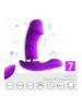 Smart Heating Wearable Vibrator Butterfly Clitoral Vibrator Double Vibrator Silicone Vibrator Adult Sex Toys Sex Stimulator  - purple