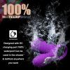 USB Charging Male Vibrating Ring, 9 Speed Vibrating Ring Vibrating Band - Purple