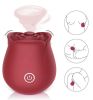 The Rose Women Rose Sucking Vibrator Sex Toy 10-Speed G-spot Massager Clit - RED