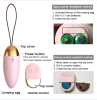 Mini Bullet Vibrator 10Speed Vibrating Eggs Female Vaginal Tight Exercise Smart Love Ball of Jump eggs Clitoris Stimulator - Pink