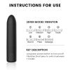 SECRET: CLITORAL VIBRATORS LIPSTICK DISCRET MINI VIBRATORS - BLACK