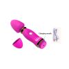 12 Modes Insertable Powerful Wand Massager G spot Nipple Stimulating Vibrator - Pink